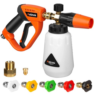 #ad #ad Foam Cannon with Pressure Washer Gun 5200 PSI Car Wash Foam Gun with Pressur... $34.41