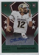 2020 Rookies & Stars Rookie Longevity Signatures Green /5 Steven Montez Auto c2t