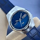 Vintage Seiko 5 Automatic Oval Blue Dial Original Japan Men’s Watch 7009-5080.