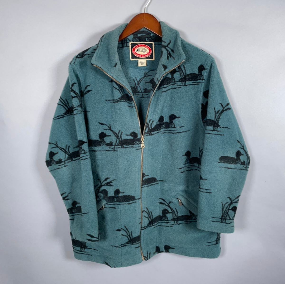 Australian Outback Collection Fleece Jacket Women's Medium Teal