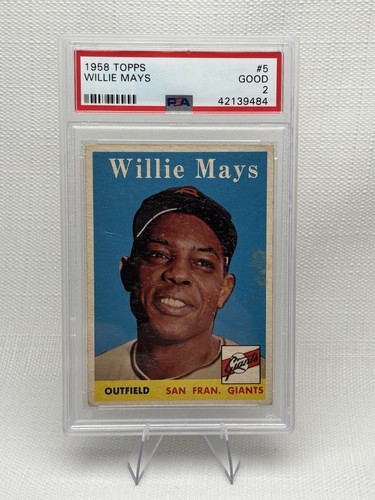 1958 Topps Willie Mays #5 - PSA 2