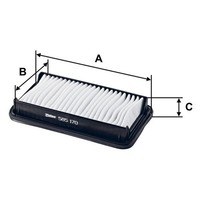 1X Luftfilter Valeo 585170 Passend FüR Fiat Renault Suzuki Dacia