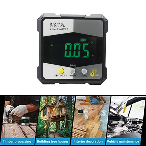360° Magnetic Digital Laser Protractor Level Box Angle Finder Gauge Inclinomete - Picture 2 of 8