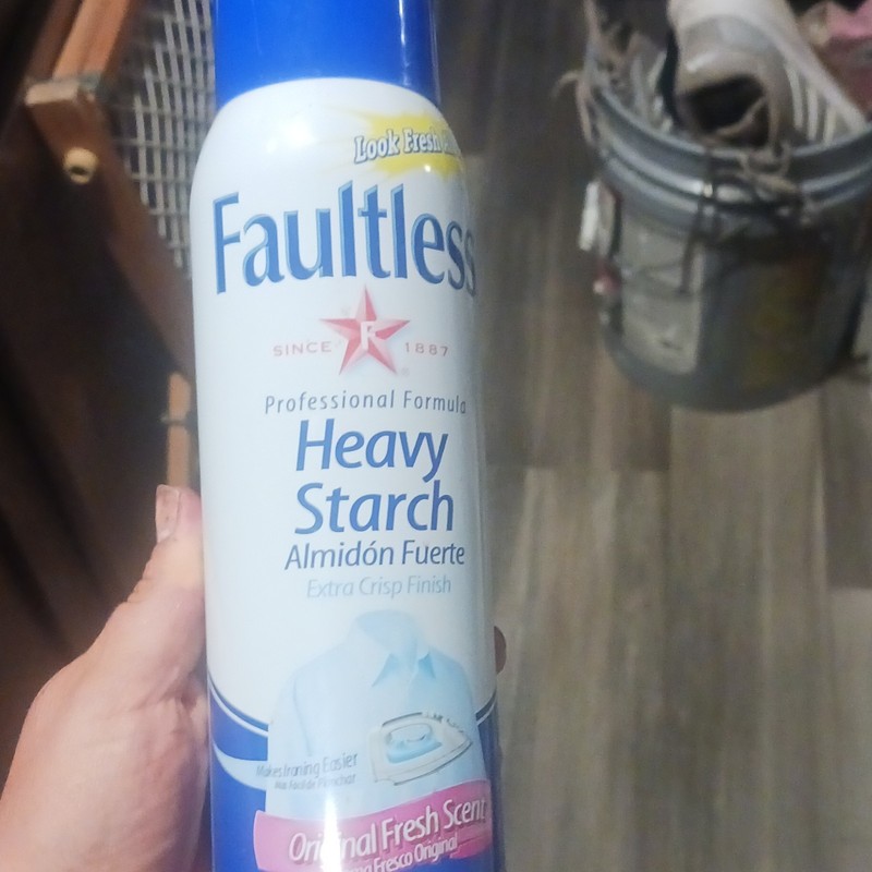 Faultless Heavy Starch Laundry Starch Aerosol, Original Fresh Scent, Crisp