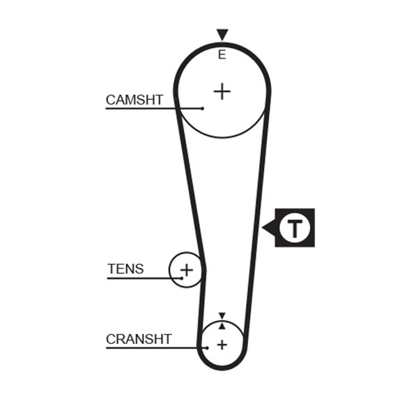 Gates Zahnriemen Powergrip™ 5382XS FüR Justy Baleno EA Swift MA Carry 97 SN 2 EG-image