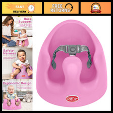 Comfortable Floor Seat for Infants Adjustable Portable Baby Seat - Pink