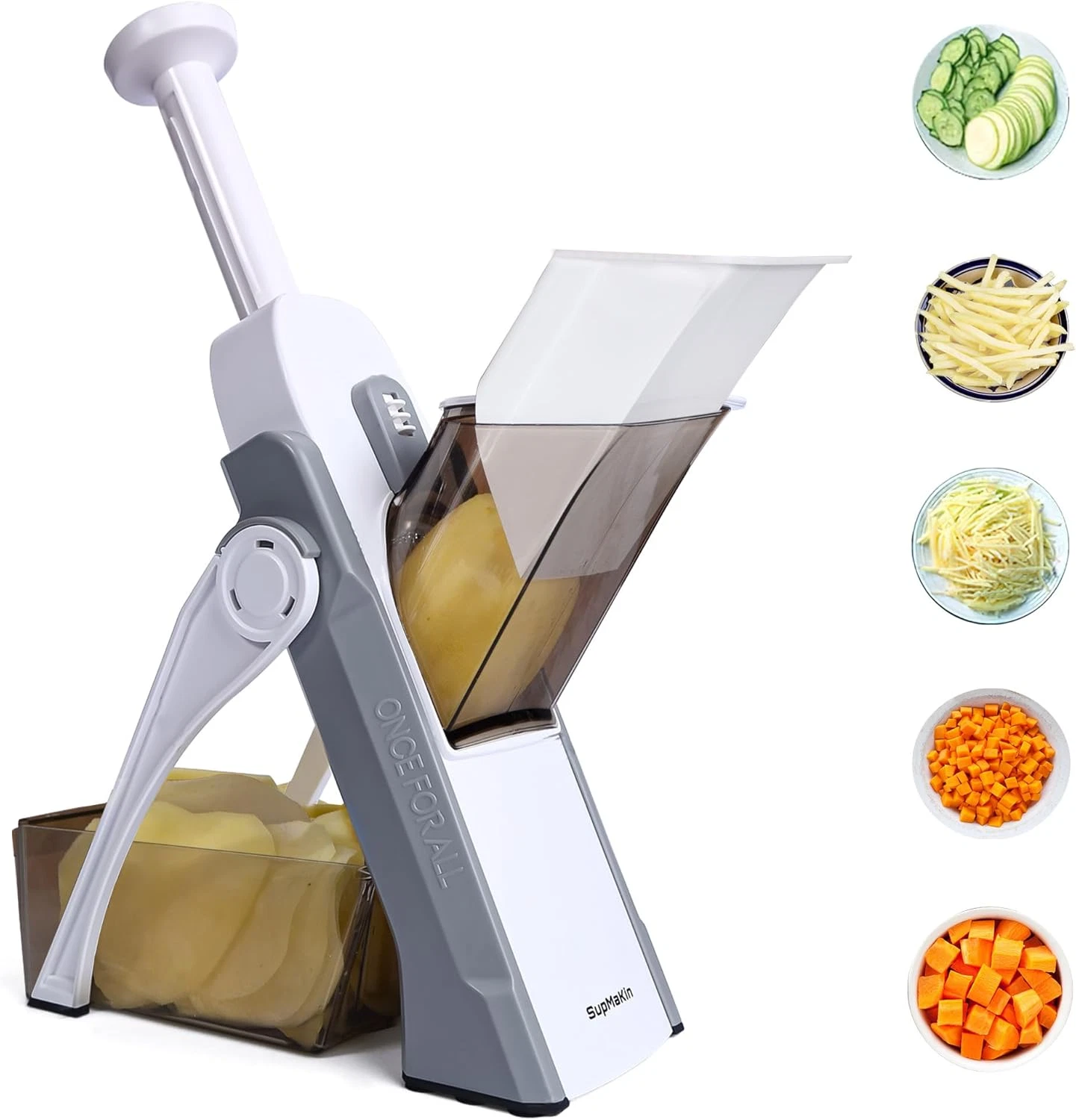Supmakin Safe Mandoline Slicer for Kitchen, Vegetable Food Potato Chip Slicer Ma