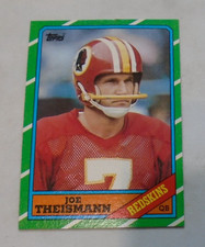 Topps  Football Cards NFL 1986 Joe Theismann REDSKINS