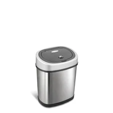 DZT-12-9 Automatic Touchless Infrared Motion Sensor Trash Can 3 Gal. 12 L. St