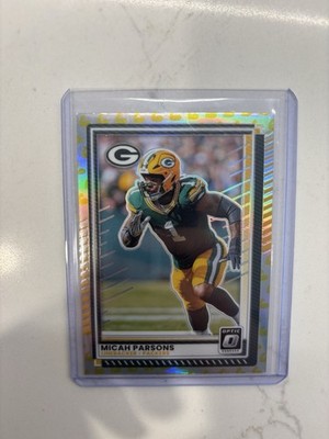 2025 Donruss Optic Micah Parsons Flex Emoji Prizm /199 #85
