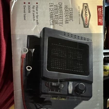 RoadPro RPSL-681 12V Direct Hook-Up Ceramic Heater/Fan with Swivel Base & wit...