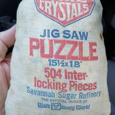 DIXIE CRYSTALS Savannah Sugar  Refinery Jigsaw  Puzzle BAG with puzzle 