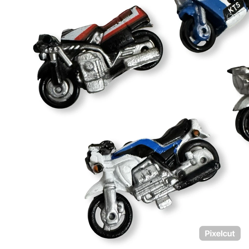 Vintage Micro Machines Motorcycle Lot of 5 Mini Motorbikes Galoob 1980s–1990s - Image 3 of 4