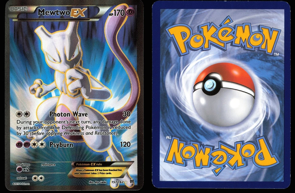 Mewtwo EX 157/162 Holo | PL | BREAKthrough | Pokemon TCG - 2015 - Image 3 of 4
