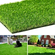 AYOHA Artificial Turf 4 ft x 6 ft with Drainage, 1.38 Inch Realistic Fake Gra...