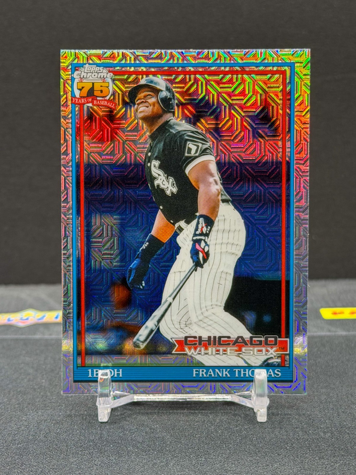 2026 Topps Series 1 1991 Chrome Silver Pack Mojo Refractor Frank Thomas Chicago