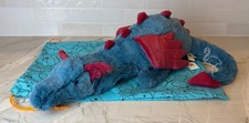 Jellycat Huge Dexter Dragon - NWT New with Tags - Blue Maroon Red - Authentic