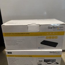  NEW IN BOX StarTech Thunderbolt 3 Dual 4K Docking Station