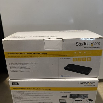 (NEW IN BOX) StarTech Thunderbolt 3 Dual 4K Docking Station