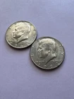 1982 P D Kennedy Half Dollar (2) Clad Coins Circulated Very Nice!   N 254