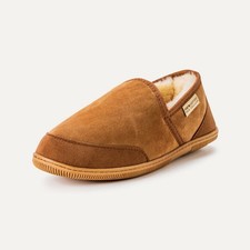 Kiwi Sheepskin Slippers Men's Size 11 Chesnut