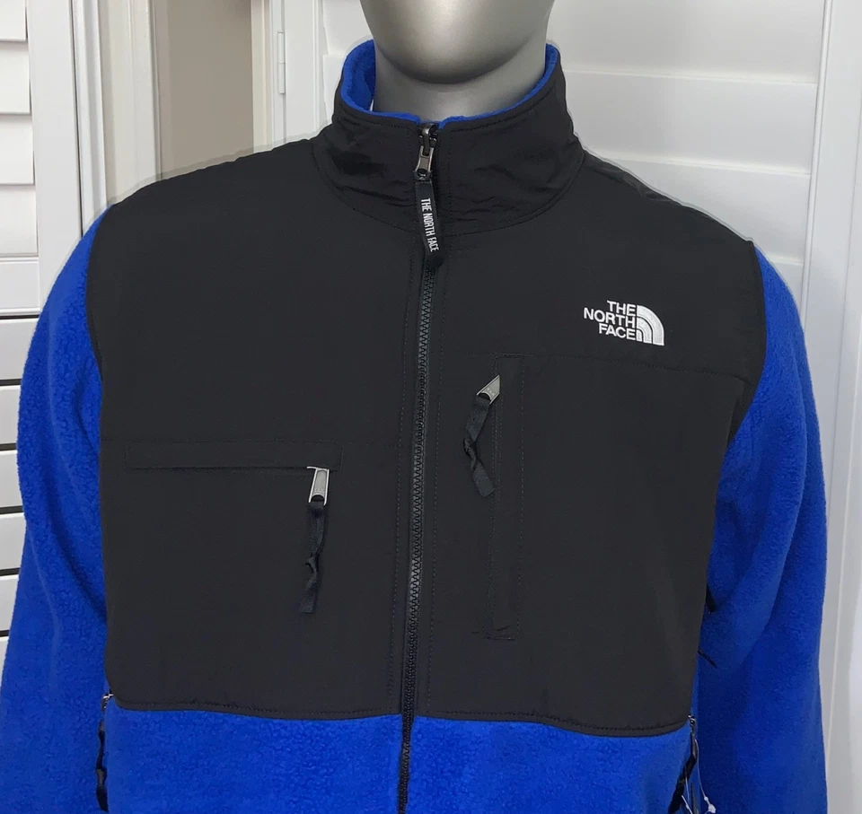 The North Face Mens Retro Denali Full Zip Heavy Fleece Jacket -TNF Blue NWT $180 - Image 3 of 4