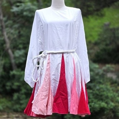 white flowy cotton dress Catalina Cotton Dress White (S) main image 0