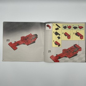 LEGO RACERS 8142 Ferrari 248 F1 1:24 Instruction Manual Only. No Lego pieces.