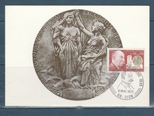 carte  1er jour   Victor   Grignard  50 Cherbourg    1971