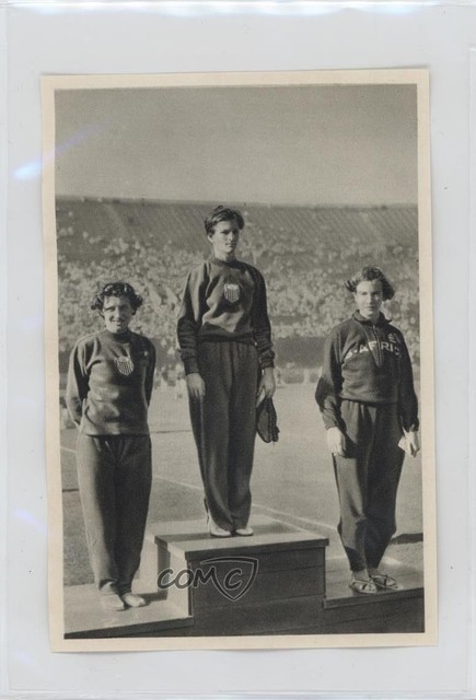 Olympia Tabakalbum Nr 6 Babe Didrikson Zaharias Evelyne Hall von 1932 #64 0d08