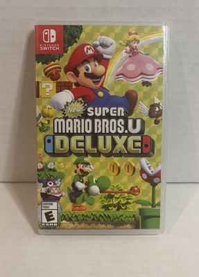 New Super Mario Bros. U Deluxe Nintendo Switch with Case
