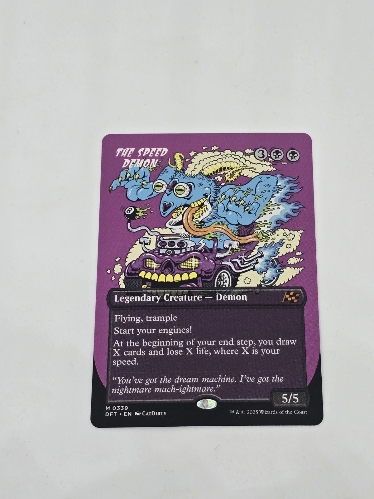 The Speed Demon (Borderless) Aetherdrift MTG Regular Magic The Gathering Card