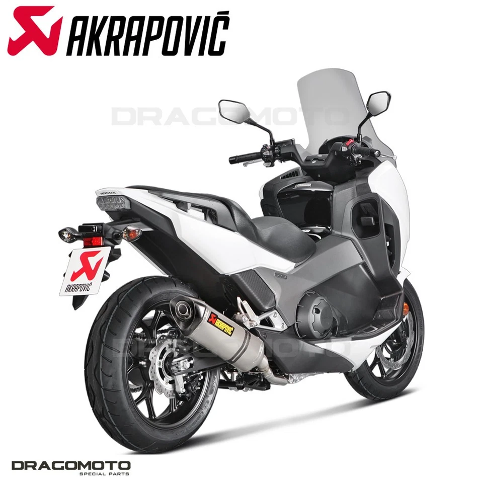 Scarico HONDA NC 700 X 2013-2017 AKRAPOVIC Titanio S-H7SO2-HRT Foto 3 de 4