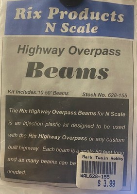 Rix Products N - Highway Overpass Beams - 628-155 - RT