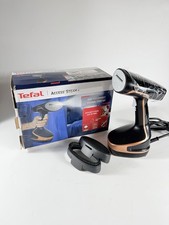 Tefal DT9100 Access Steam Care Handheld Clothes Steamer, Black and Rose Gold