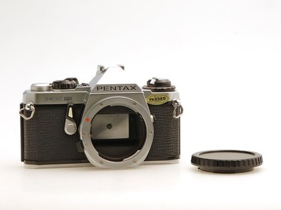 Pentax ME Super analoge Spiegelreflex Kamera Gehäuse / Body in chrom