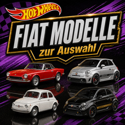 Hot Wheels FIAT Modelle zur Auswahl | NEU OVP | Sammlerautos | Kombiversand
