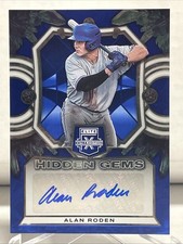 ALAN RODEN 2023 PANINI ELITE EXTRA EDITION HIDDEN GEMS BLUE AUTO CARD JAYS TWINS
