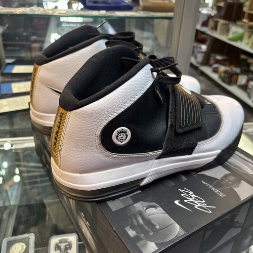 Nike Lebron Zoom Soldier 4 IV Herren Größe 12,5 Schuhe Schläger weiß schwarz 407630-100 - Bild 8 von 24