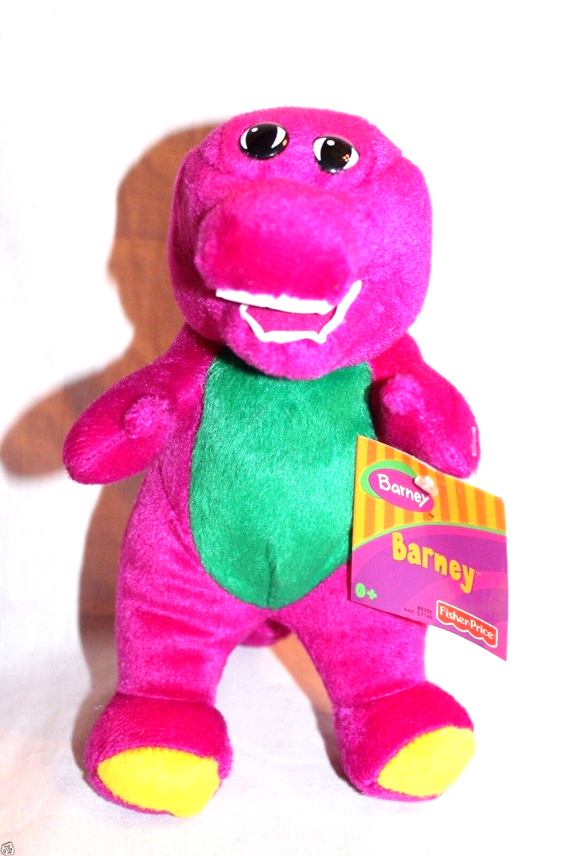 NEW WITH TAG BARNEY PLUSH 7 1/2 NEW WITH TAG BARNEY PLUSH 7 1/2