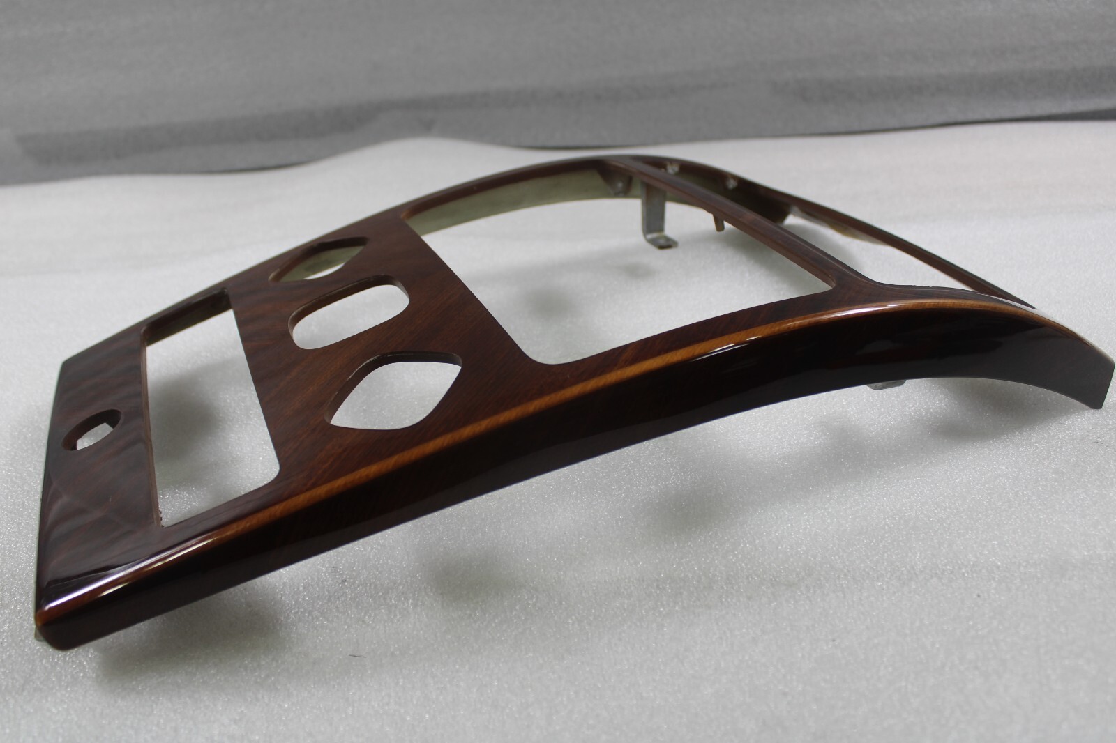 Maserati Quattroporte, Dash Radio Bezel, Wood Trim, Used, P/N 981336680