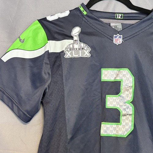 Camiseta deportiva Nike Russell Wilson Seattle Seahawks On Field juvenil X-grande - Imagen 4 de 13