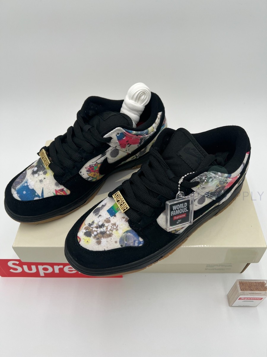 Size 9 - Nike SB Dunk Low x Supreme Rammellzee for sale Size 9 - Nike SB Dunk Low x Supreme Rammellzee for sale