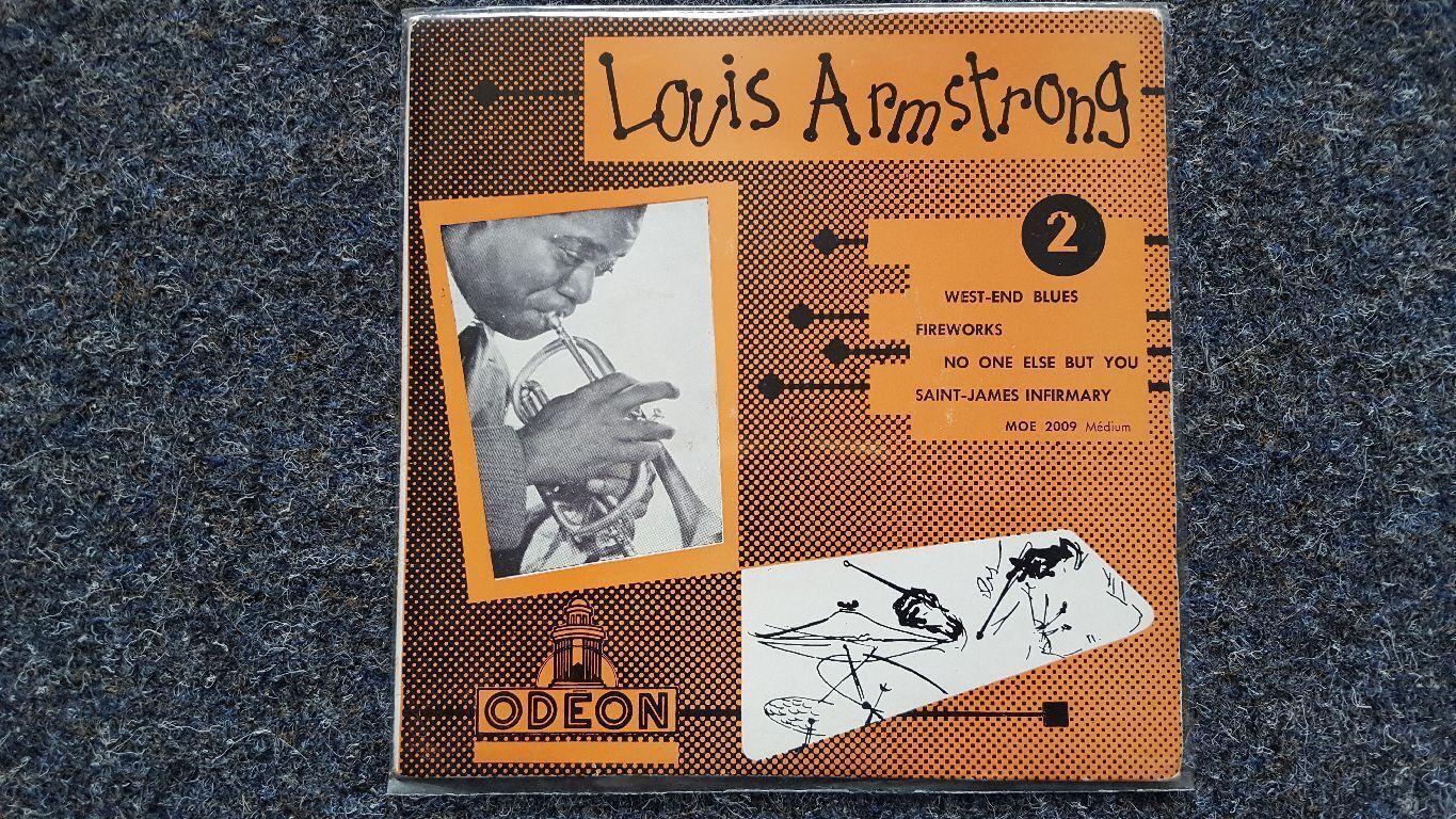 7"" EP Single Vinyl Louis Armstrong - West-end blues FRANCE