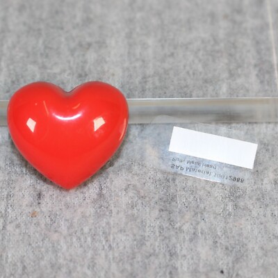 CROCS JIBBITZ Puffy Metal Heart Charm Red 3D Brand New Tagged 2020s