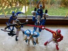 MMPR Power Rangers Samurai Overdrive 5 figures lot