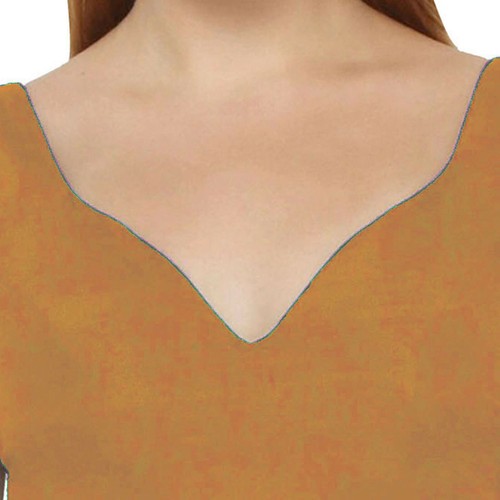 Blusa Para Mujer Sari Dupion Seda Diseñador Choli Readymade Cortada Prenda para el torso Recortada Choli - Imagen 18 de 90
