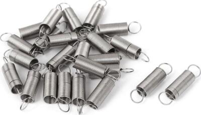 0,5 mm x 6 x 25 mm Edelstahl Doppelhaken kleine Zugfeder 24 Stück