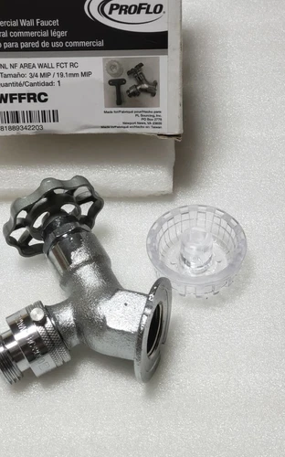 Proflo Light commercial Wall Faucet PFWFFRC - NP 3/4 FPT , Rough Chrome Finish - Picture 5 of 6