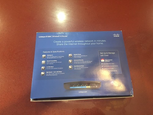 Cisco Linksys E1200 300 Mbps 4-Port 10/100 Wireless-N Router, Free Shipping - Picture 11 of 12